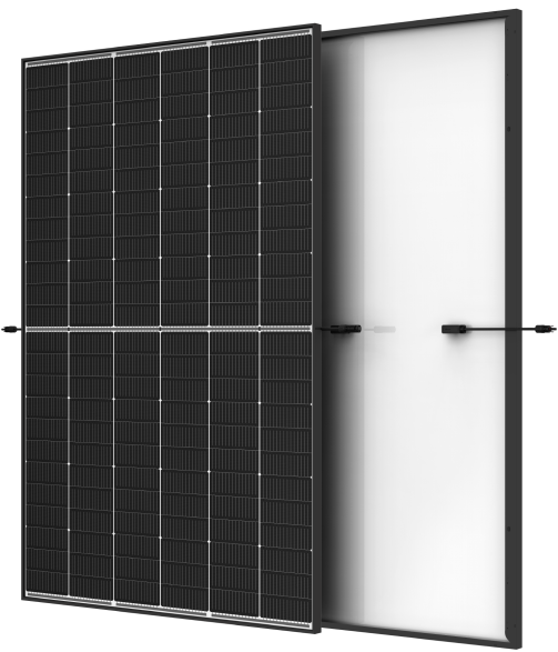 460 W Black-Frame N-Type Module front and rear family views